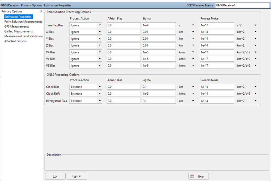 GNSS Receiver OD Object Editor 